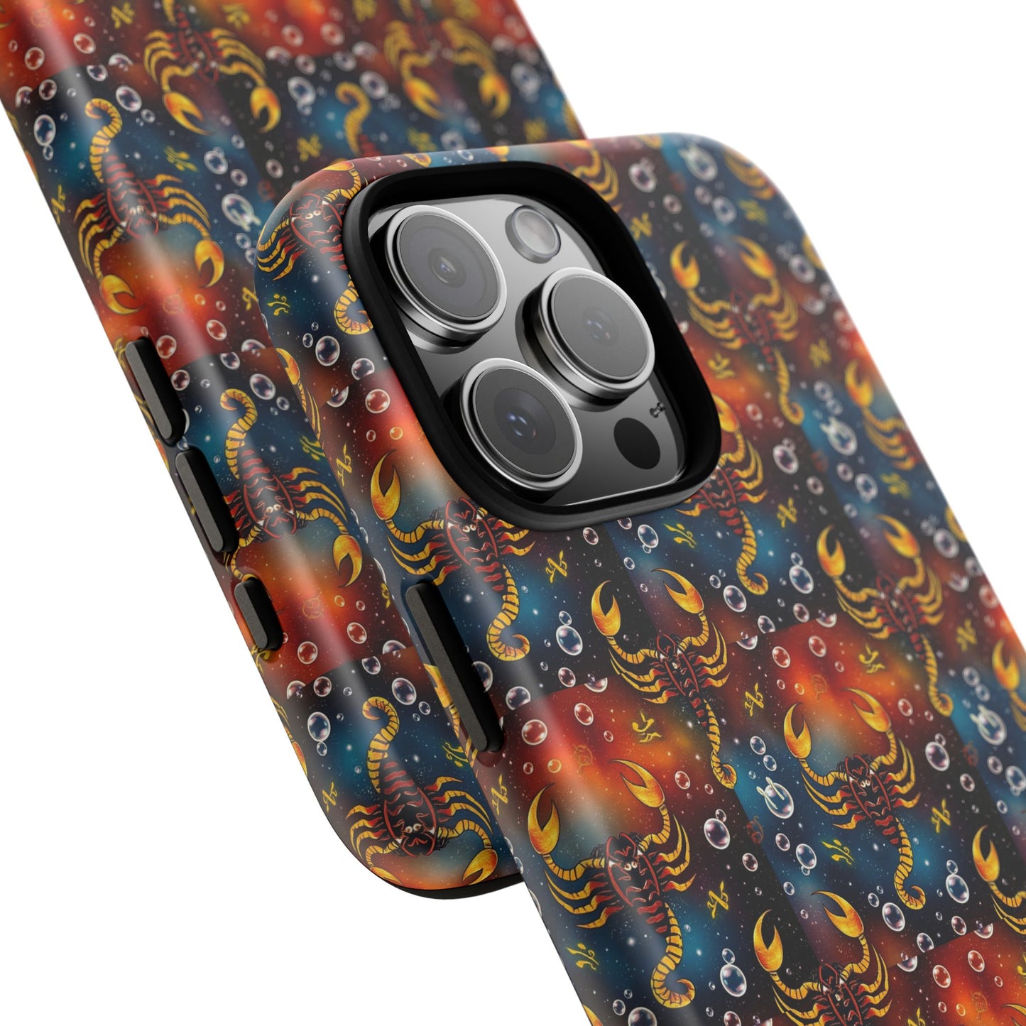 Tough Cases, Scorpio, Zodiac v2, Bubble Pattern