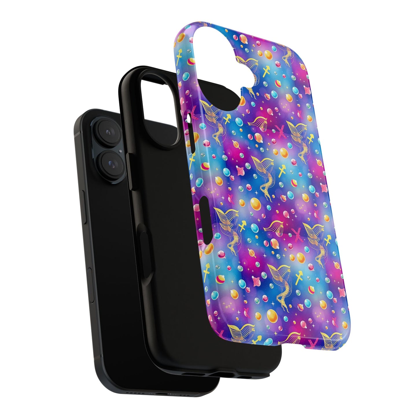 Tough Cases, Sagittarius, Zodiac v3, Bubble Pattern
