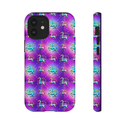 Tough Cases, Aquarius, Zodiac, Metal Pattern