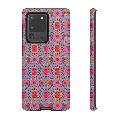 Tough Cases, Pisces, Zodiac v3, Flower Pattern