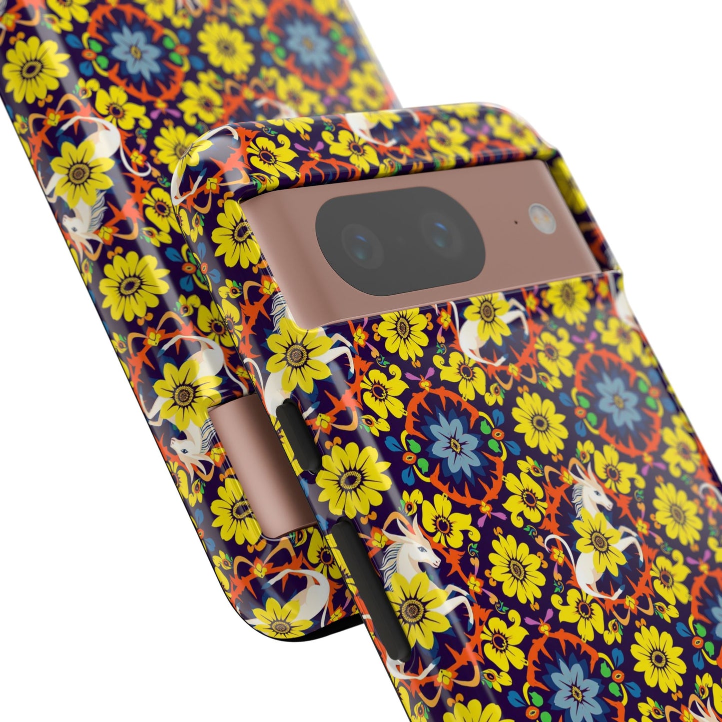 Tough Cases, Aquarius, Zodiac v3, Flower Pattern