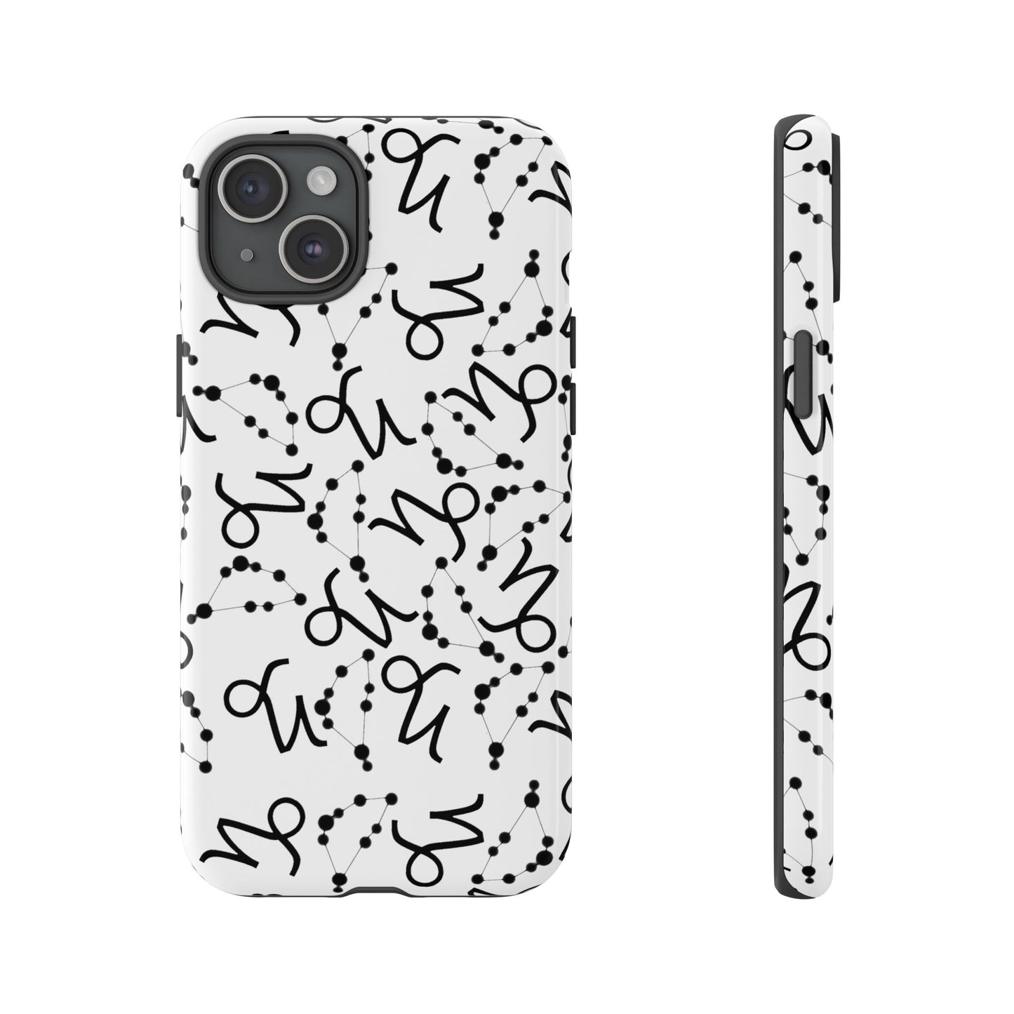 Tough Cases with the Capricorn Zodiac sign for iPhone, Samsung Galaxy, and Google Pixel devices