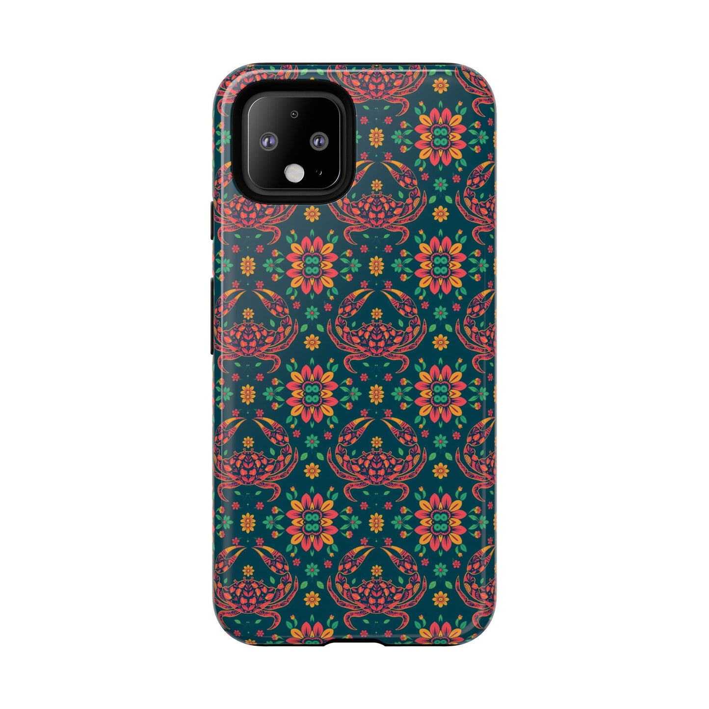 Tough Cases, Cancer, Zodiac v4, Flower Pattern