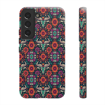 Tough Cases, Taurus, Zodiac v4, Flower Pattern