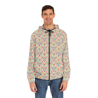 Full-Zip Hoodie (AOP), Aries, Zodiac v4, Pattern