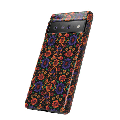 Tough Cases, Scorpio, Zodiac, Flower Pattern