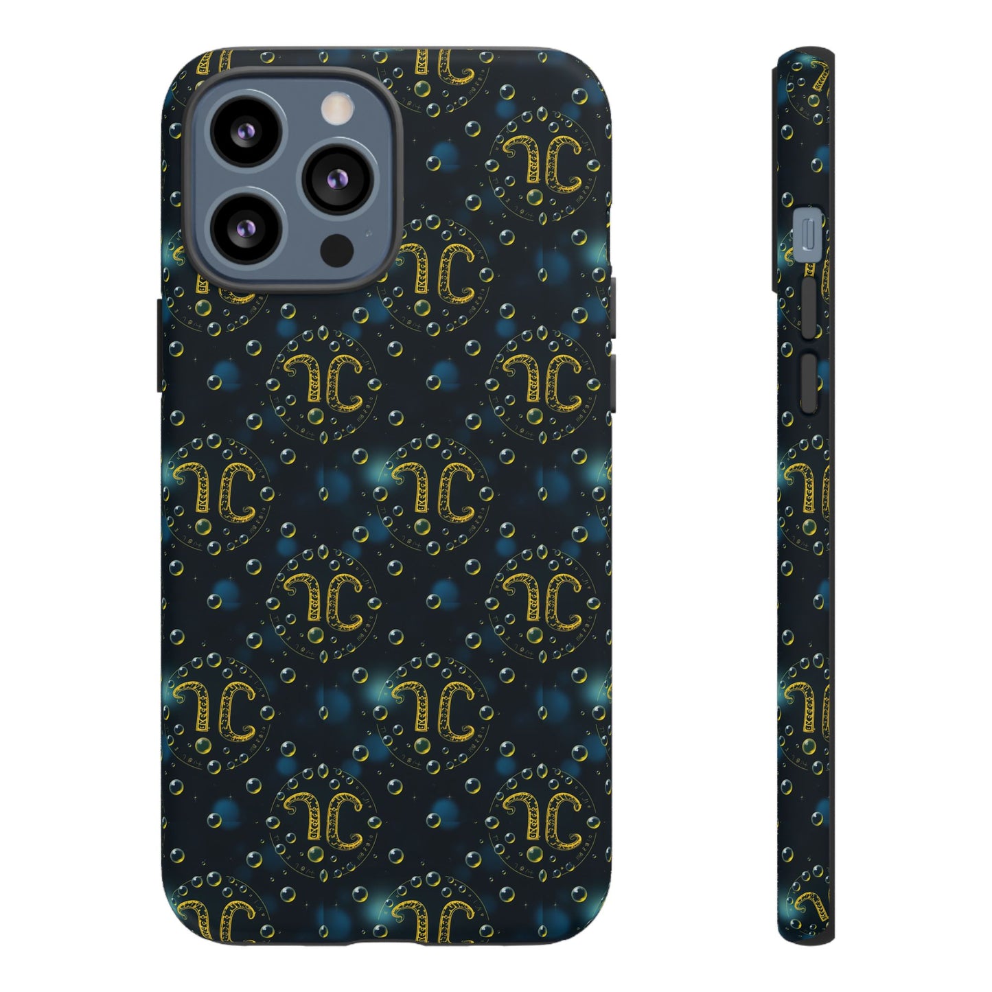 Tough Cases, Aquarius, Zodiac v2, Bubble Pattern