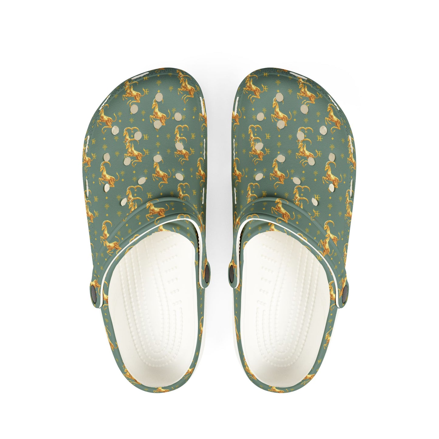 EVA Foam Rubber Shoes, (AOP), Capricorn, Zodiac v1, Pattern
