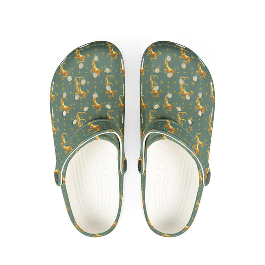 EVA Foam Rubber Shoes, (AOP), Capricorn, Zodiac v1, Pattern