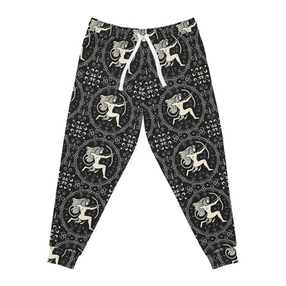 Athletic Joggers, Zodiac Design, Pattern, Sagittarius, AOP