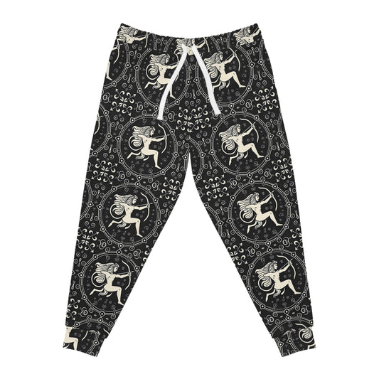 Athletic Joggers, Zodiac Design, Pattern, Sagittarius, AOP