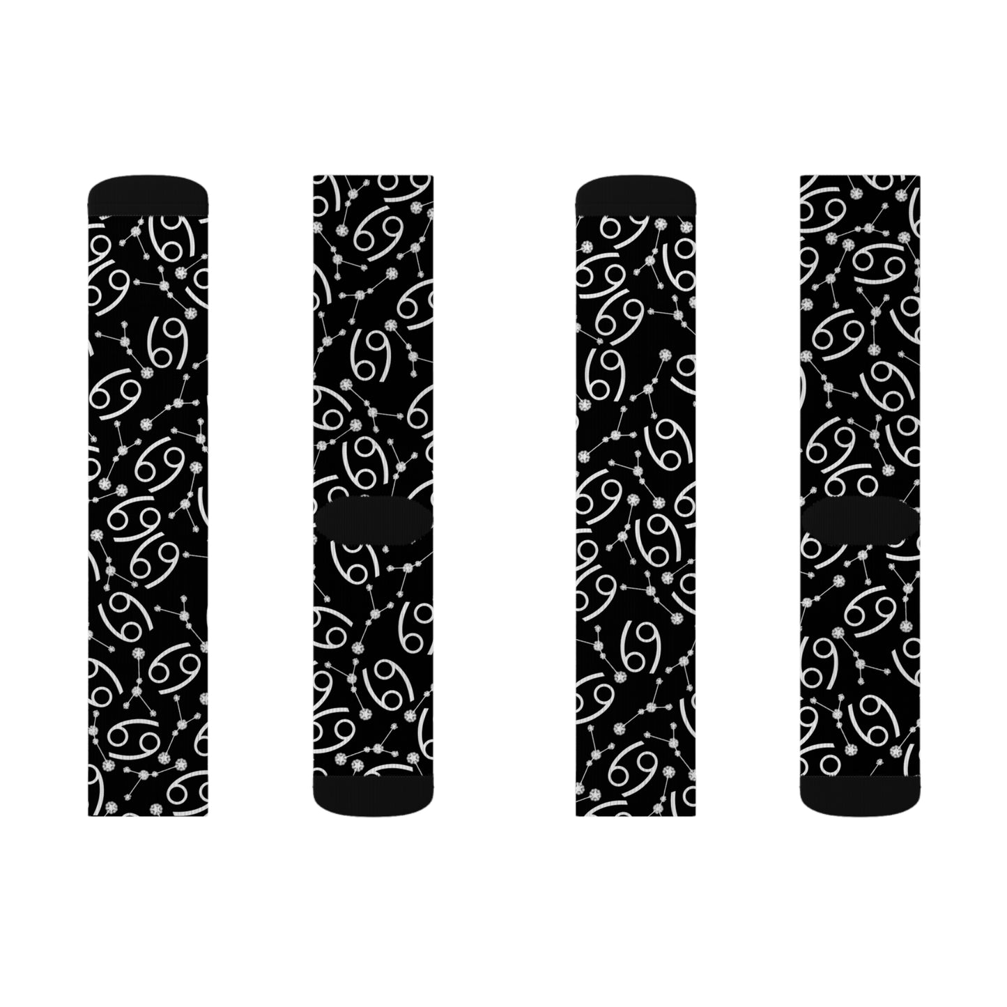 Zodiac Sublimation Socks Cancer Zodiac sign