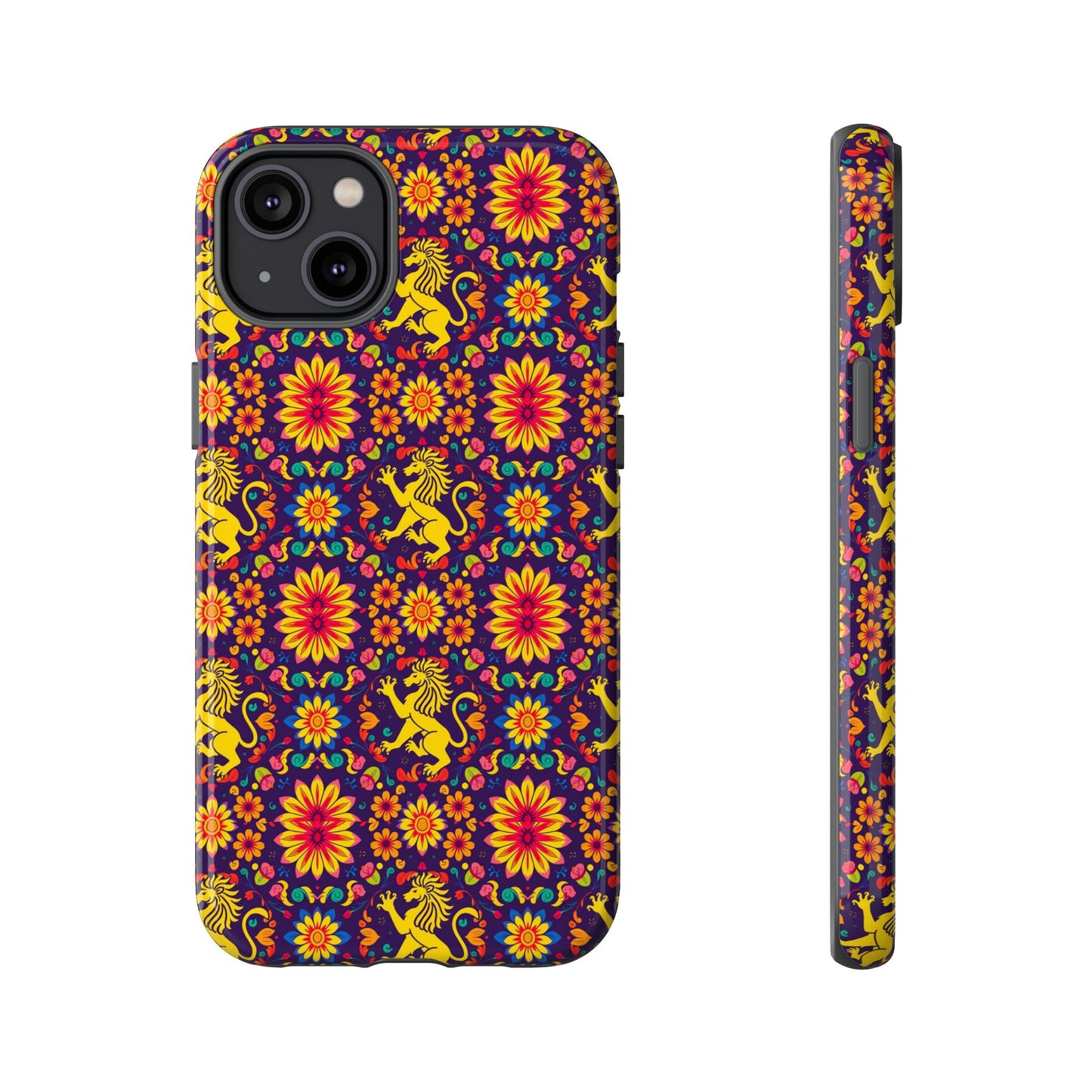 Tough Cases, Leo, Zodiac, Flower Pattern