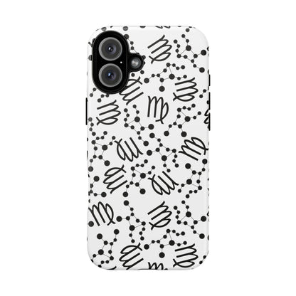 Tough Cases with the Virgo Zodiac sign for iPhone, Samsung Galaxy, and Google Pixel devices