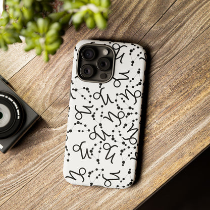 Tough Cases with the Capricorn Zodiac sign for iPhone, Samsung Galaxy, and Google Pixel devices