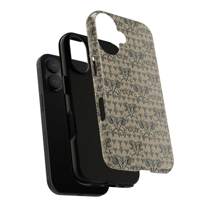 Tough Cases, Aries, Zodiac, Metal Pattern
