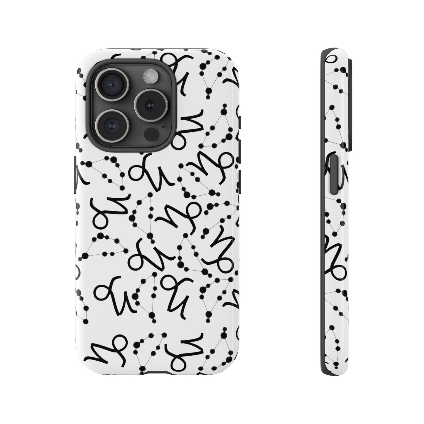 Tough Cases with the Capricorn Zodiac sign for iPhone, Samsung Galaxy, and Google Pixel devices