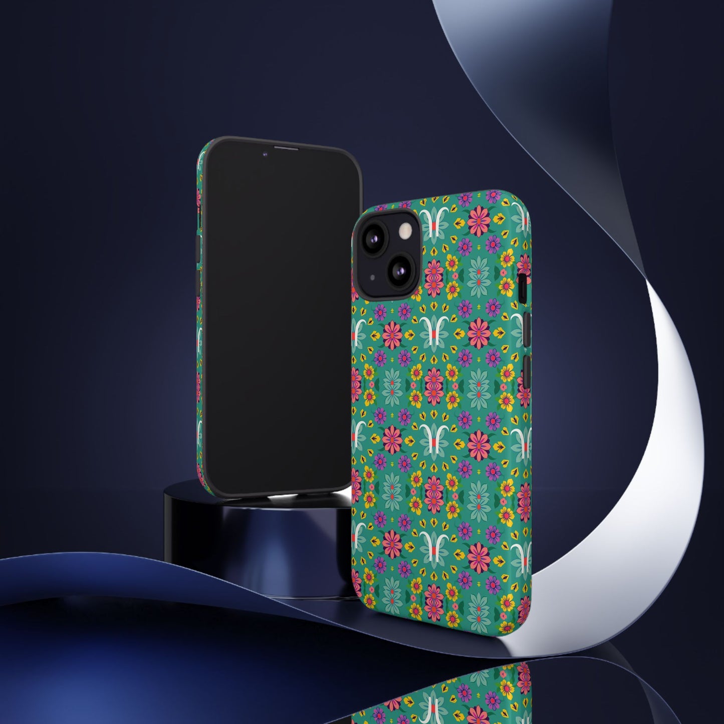Tough Cases, Aquarius, Zodiac v4, Flower Pattern