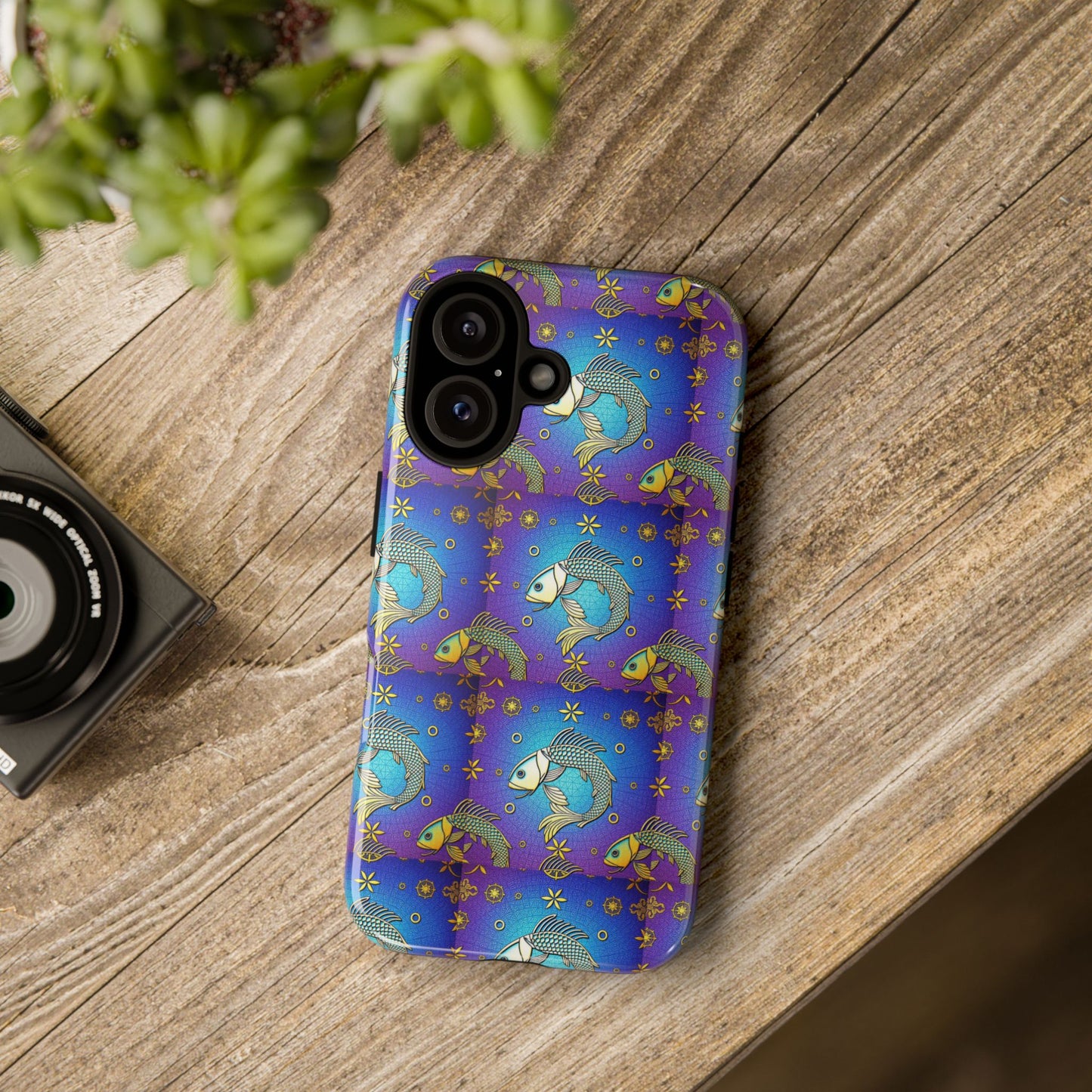 Tough Cases, Pisces, Zodiac v2, Metal Pattern