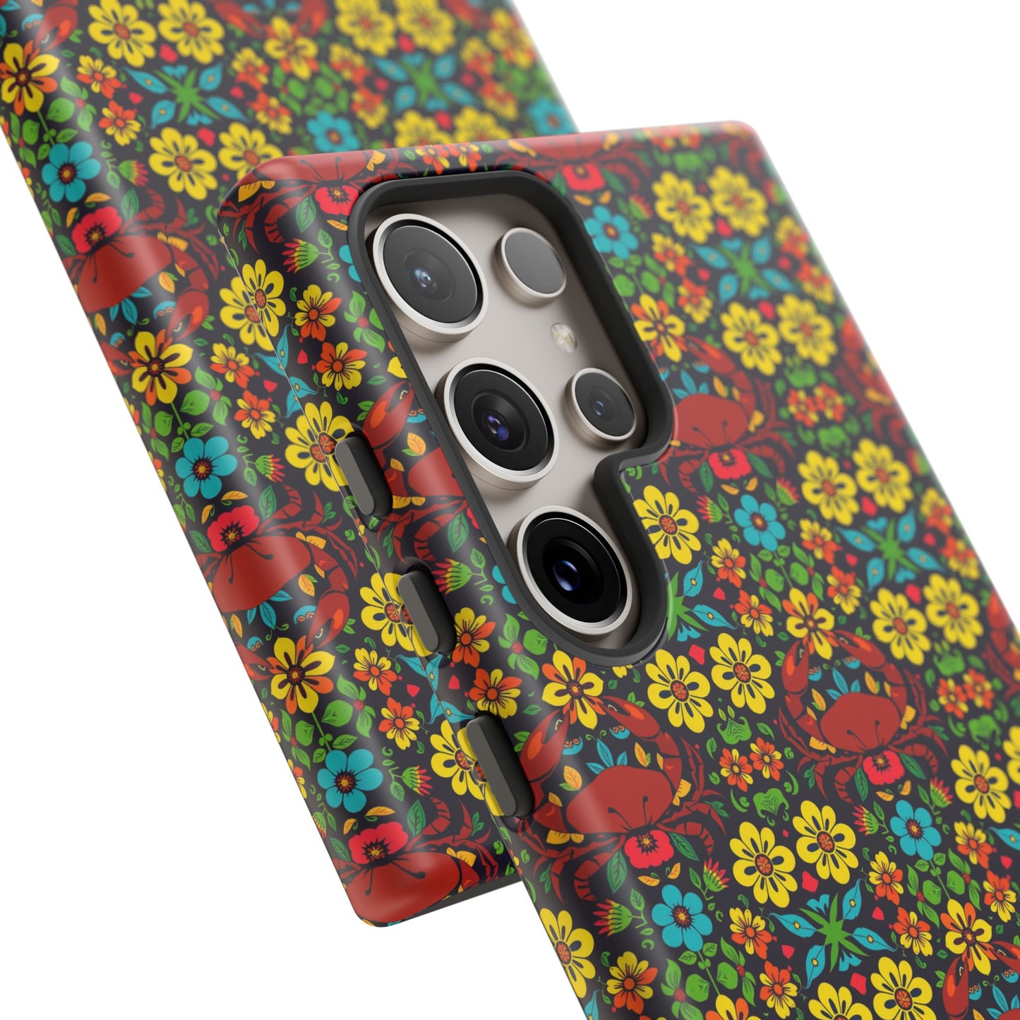 Tough Cases, Cancer, Zodiac v2, Flower Pattern