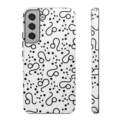 Tough Cases with the Leo Zodiac sign for iPhone, Samsung Galaxy, and Google Pixel devices