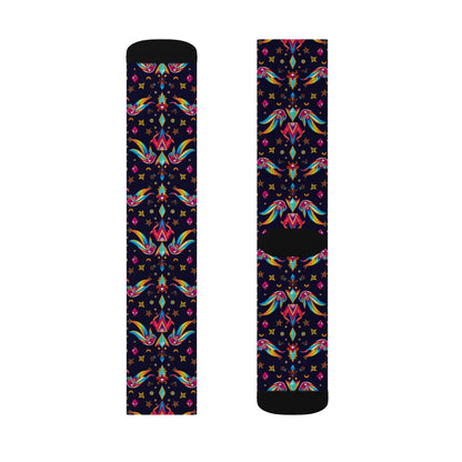 Sublimation Socks, Virgo, Zodiac v4, Jewel Pattern