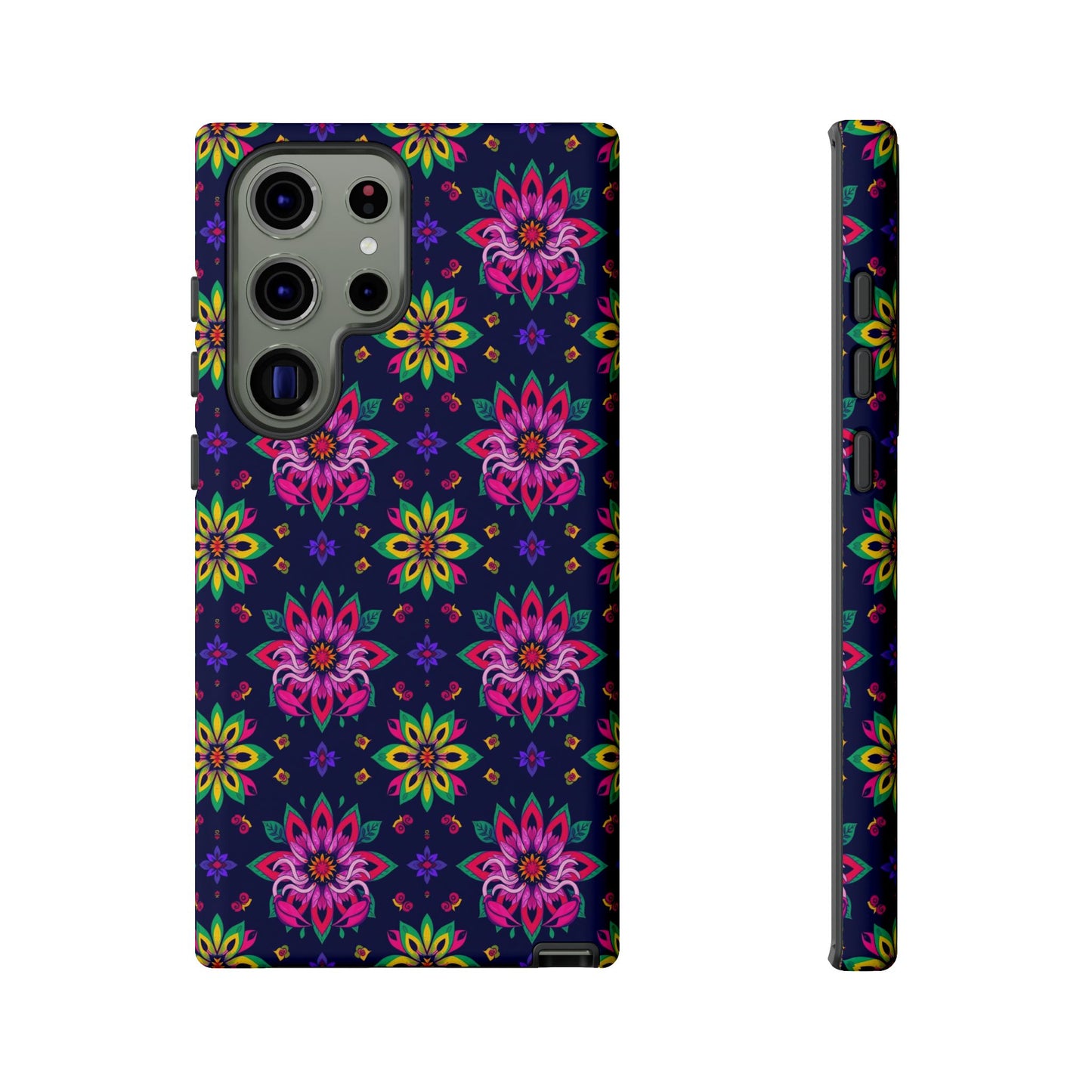 Tough Cases, Scorpio, Zodiac v4, Flower Pattern