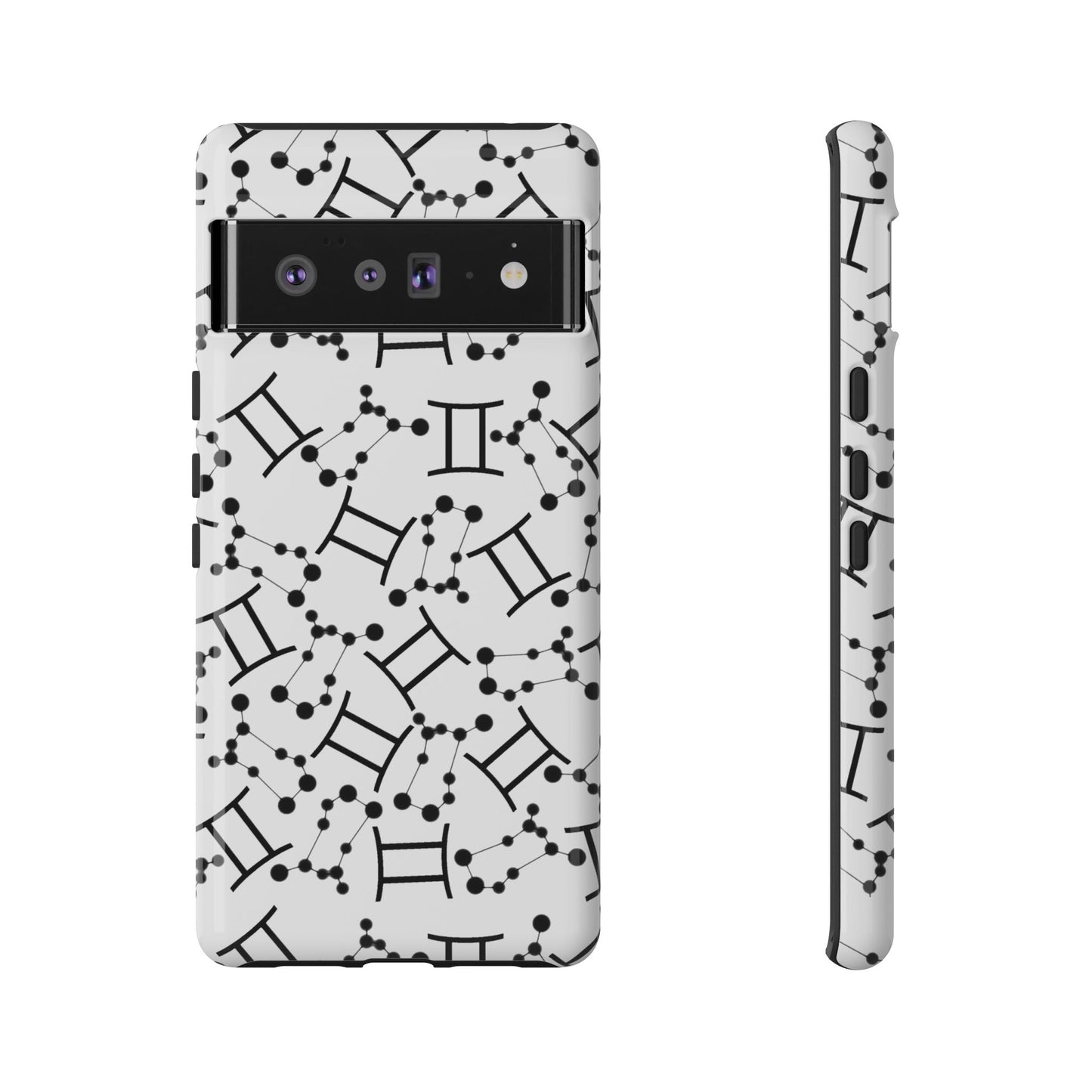 Tough Cases with the Gemini Zodiac sign for iPhone, Samsung Galaxy, and Google Pixel devices
