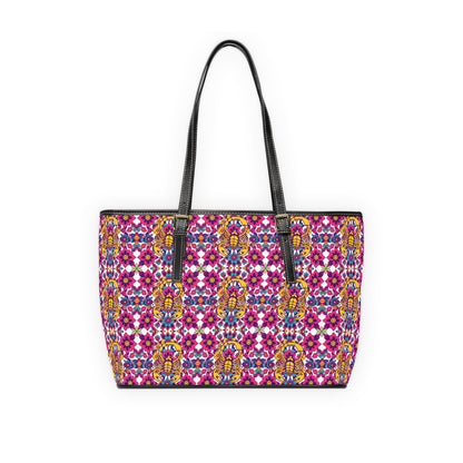 Leather Shoulder Bag, Scorpio, Zodiac v1, Flower Pattern