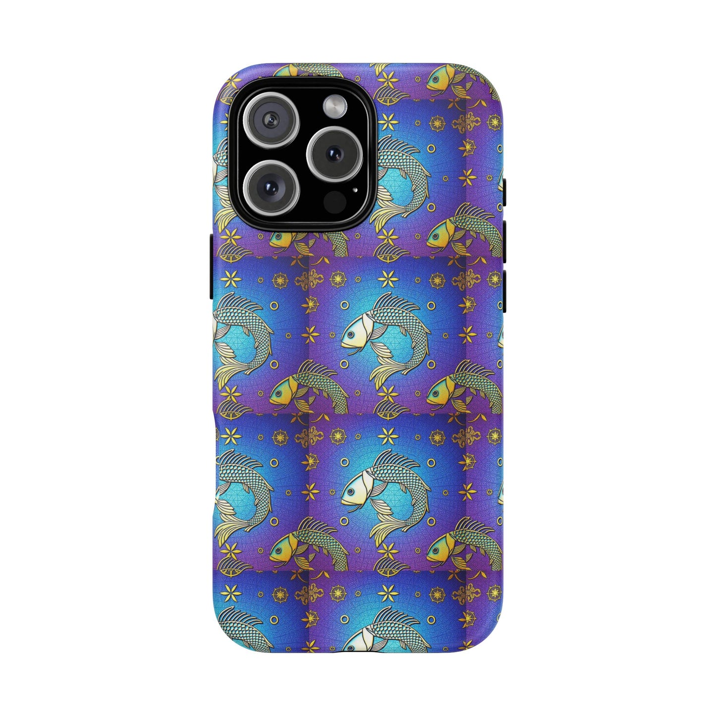 Tough Cases, Pisces, Zodiac v2, Metal Pattern