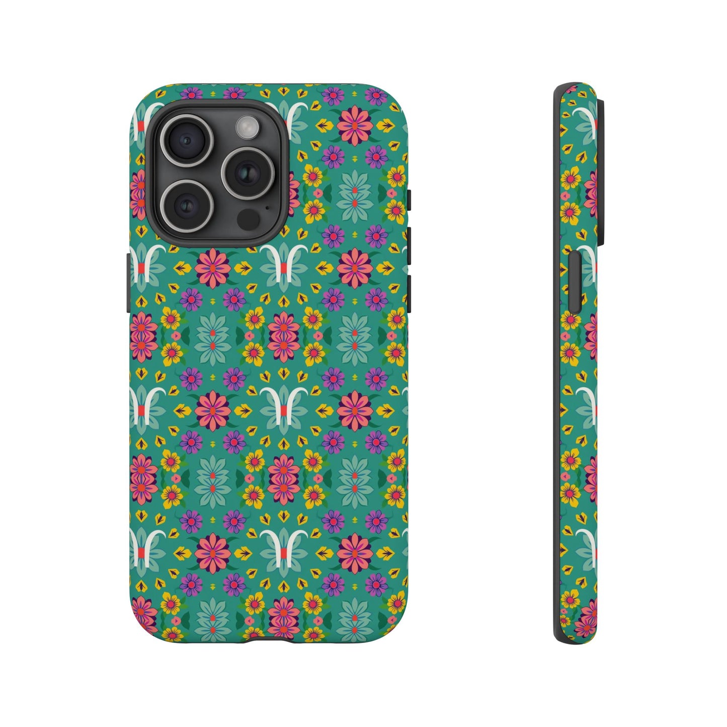 Tough Cases, Aquarius, Zodiac v4, Flower Pattern