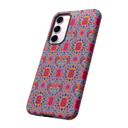 Tough Cases, Pisces, Zodiac v3, Flower Pattern