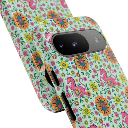 Tough Cases, Aquarius, Zodiac, Flower Pattern