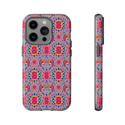 Tough Cases, Pisces, Zodiac v3, Flower Pattern