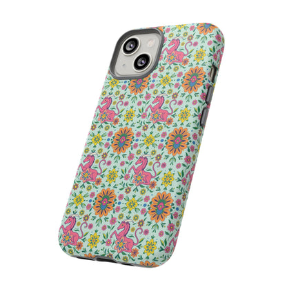 Tough Cases, Aquarius, Zodiac, Flower Pattern