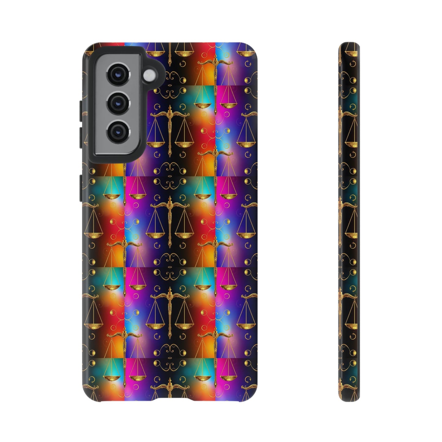 Tough Cases, Libra, Zodiac v1, Metal Pattern