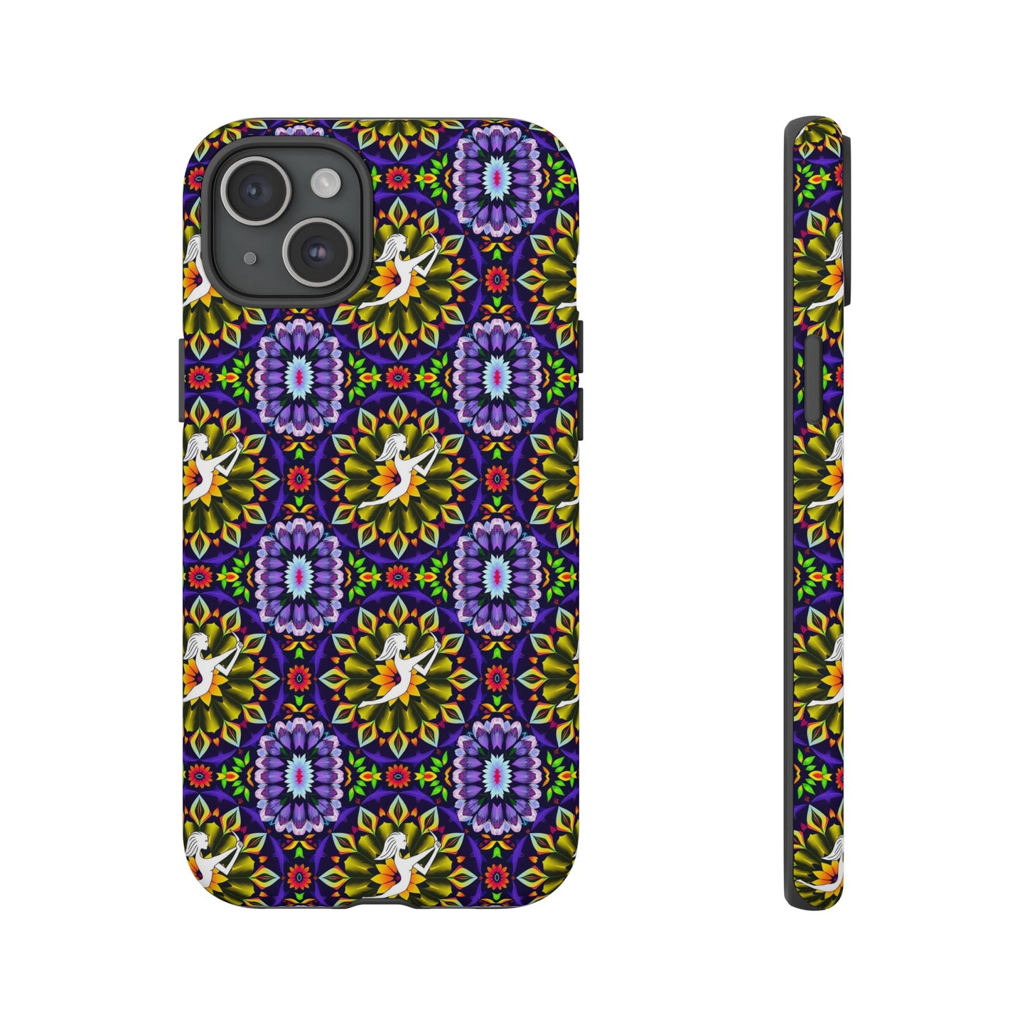 Tough Cases, Sagittarius, Zodiac v1, Flower Pattern