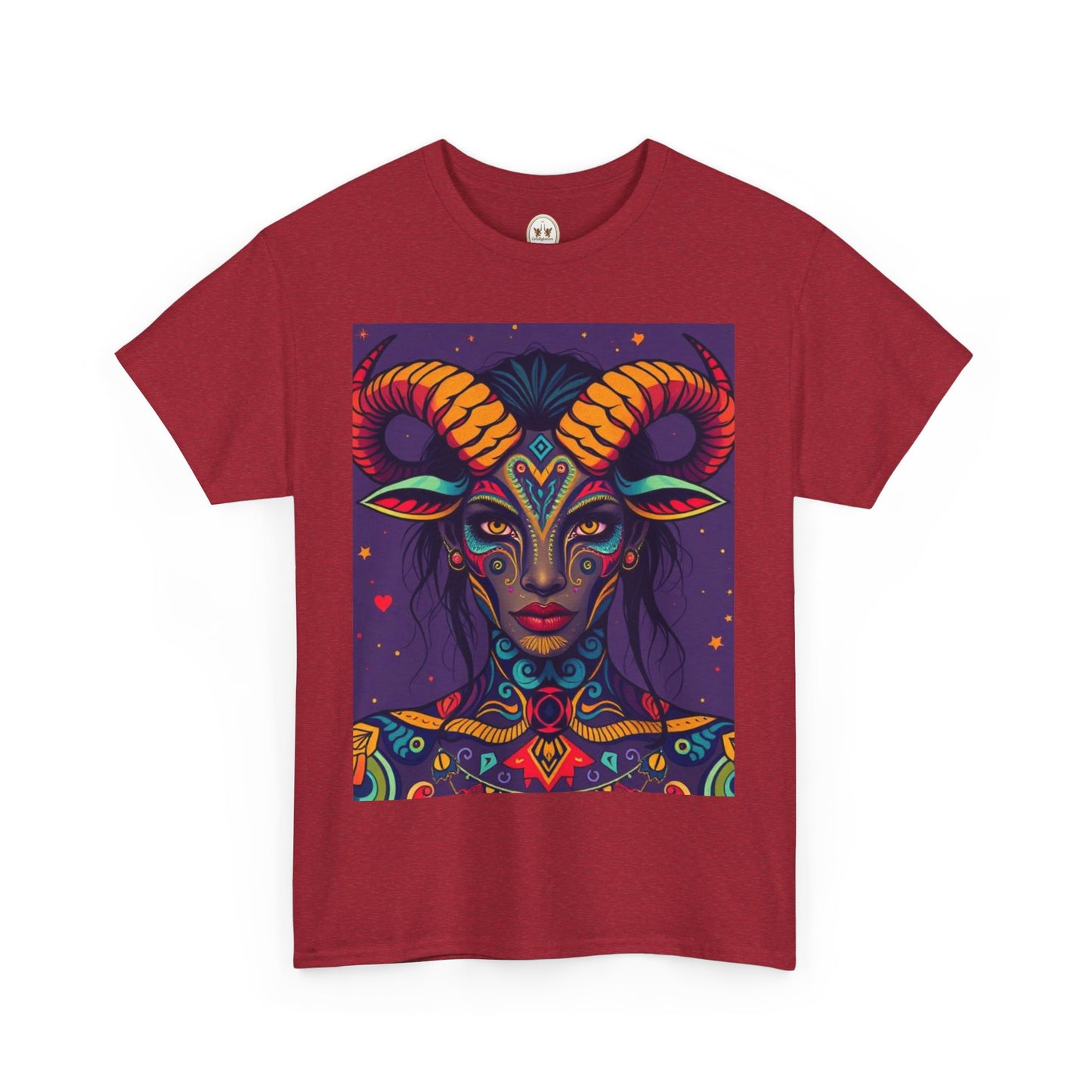 Unisex Heavy Cotton T-Shirt, Taurus, Zodiac v3, Sexy Art