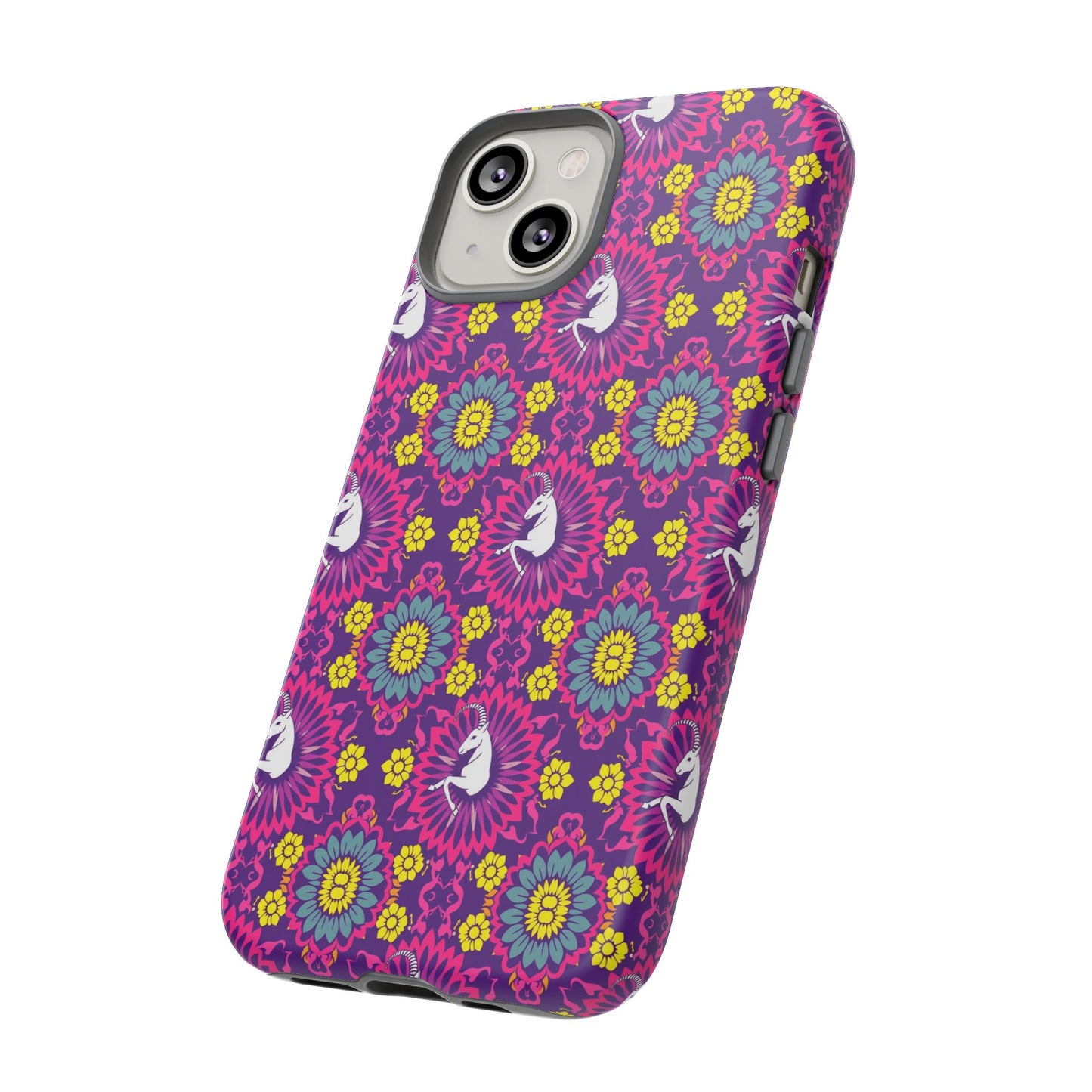 Tough Cases, Capricorn, Zodiac, Flower Pattern