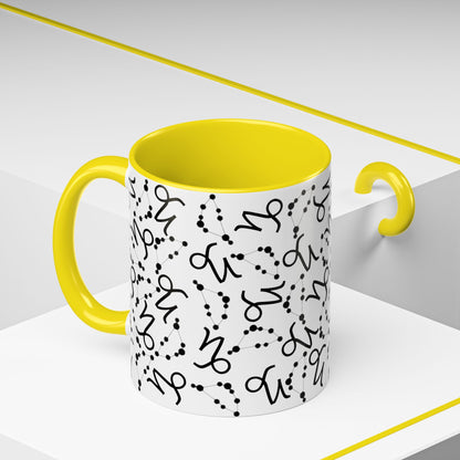 Accent Coffee Mug with the Capricorn sign (11, 15oz)