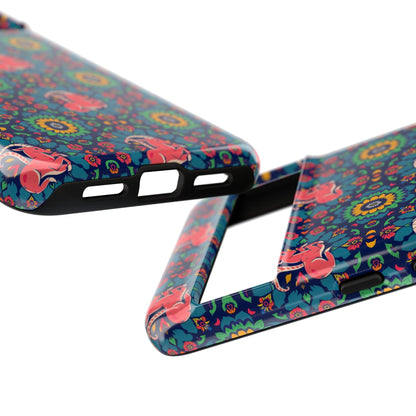 Tough Cases, Capricorn, Zodiac v1, Flower Pattern