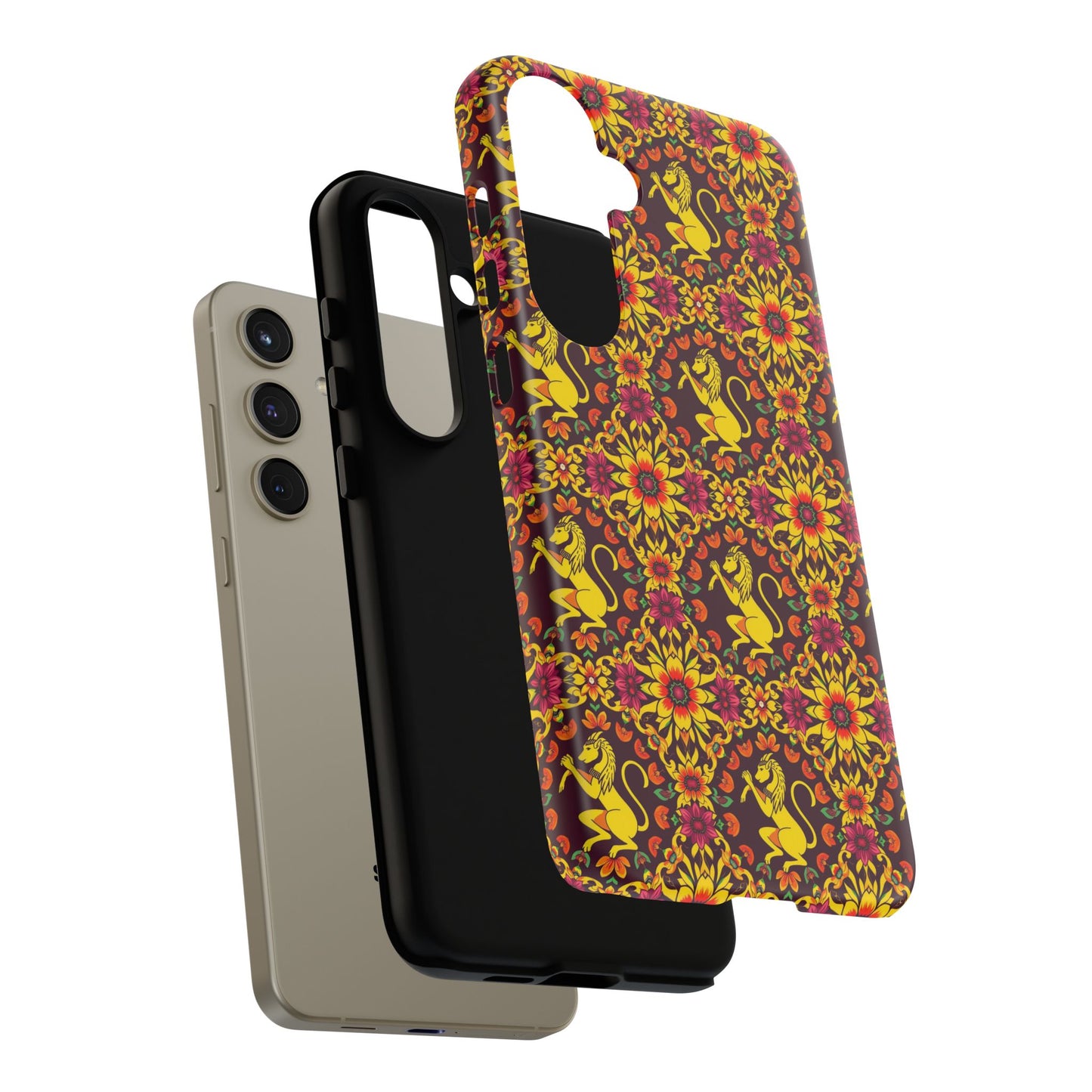 Tough Cases, Virgo, Zodiac v1, Flower Pattern