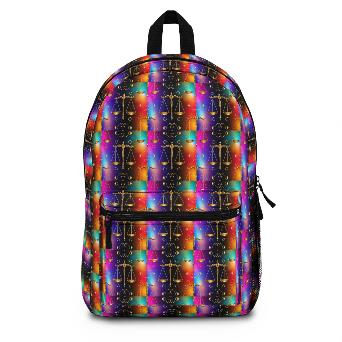 Backpack, Libra, Zodiac v2, Metal Pattern