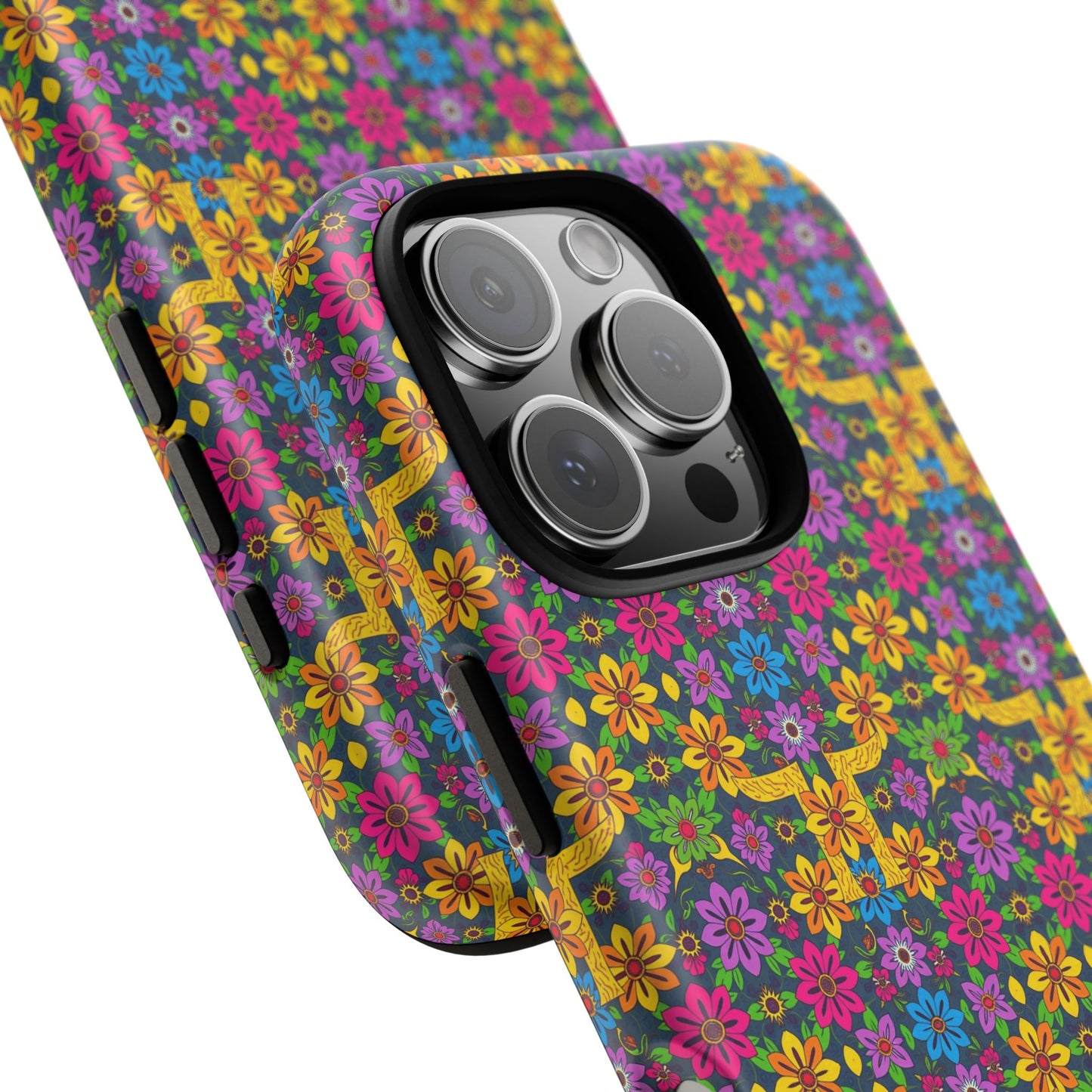 Tough Cases, Gemini, Zodiac v3, Flower Pattern