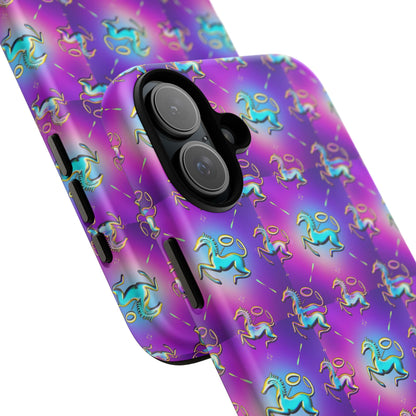 Tough Cases, Aquarius, Zodiac, Metal Pattern