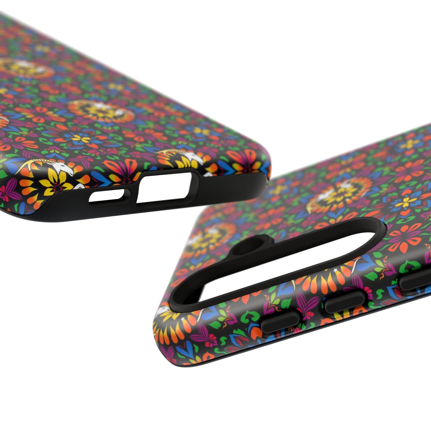 Tough Cases, Capricorn, Zodiac v2, Flower Pattern