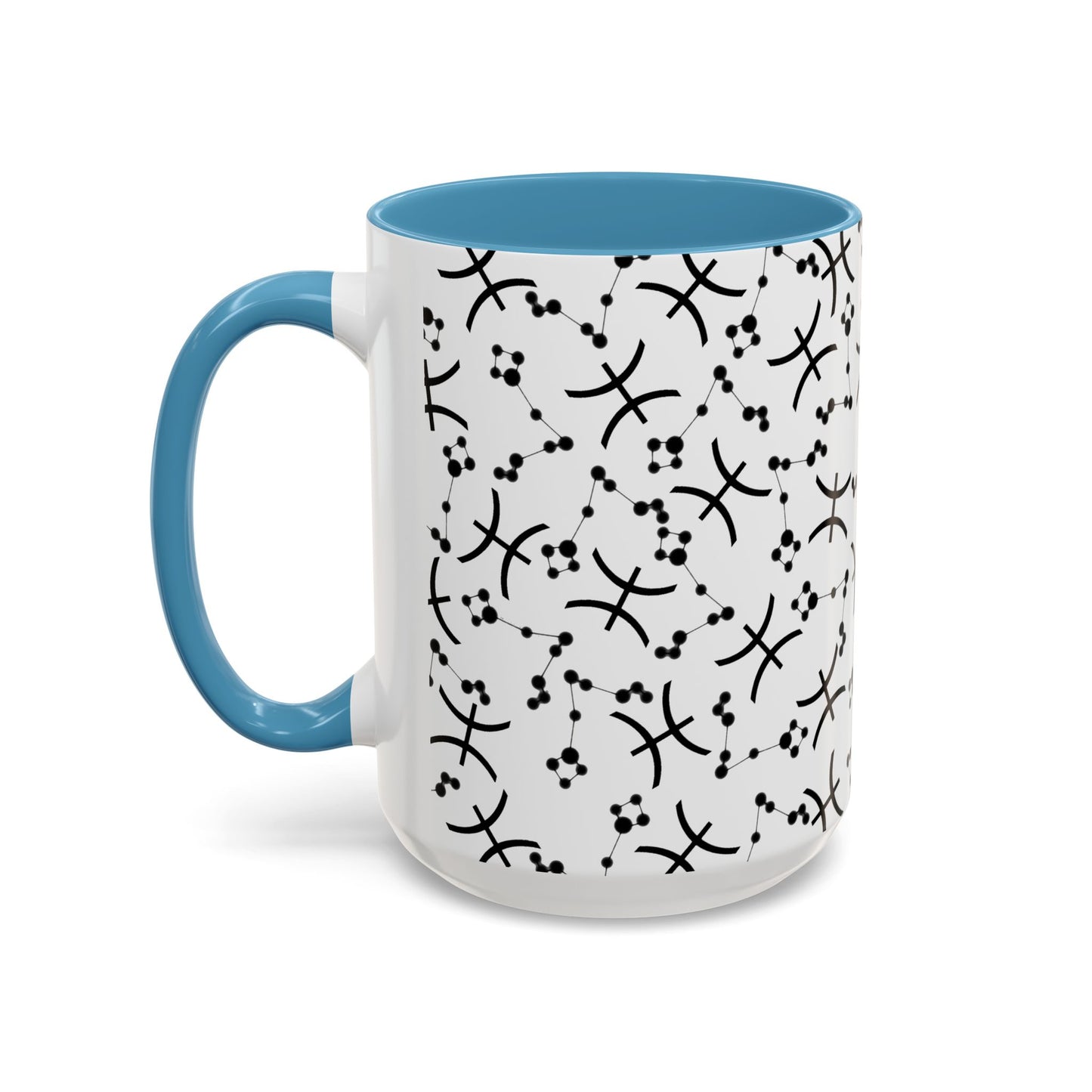 Accent Coffee Mug with the Pisces sign (11, 15oz)