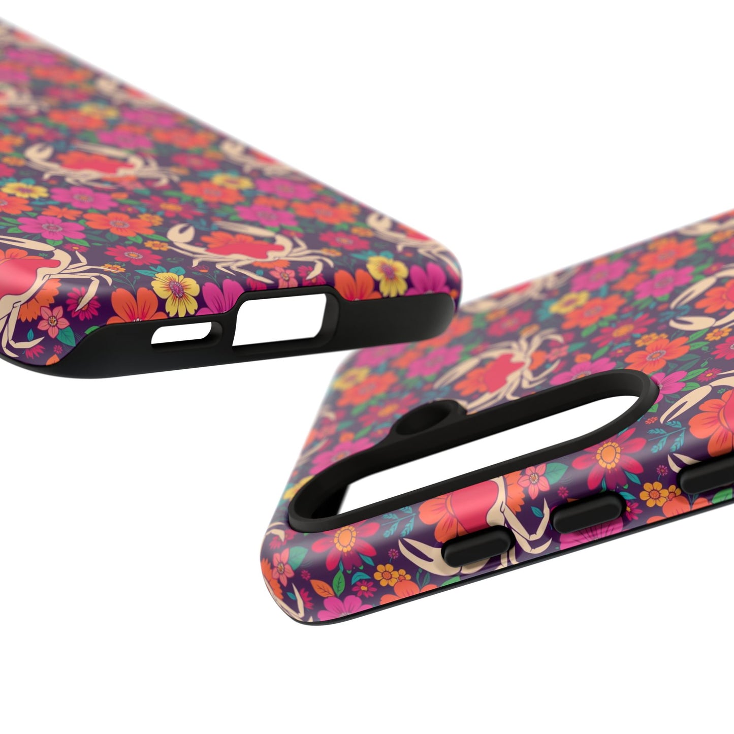 Tough Cases, Cancer, Zodiac v1, Flower Pattern