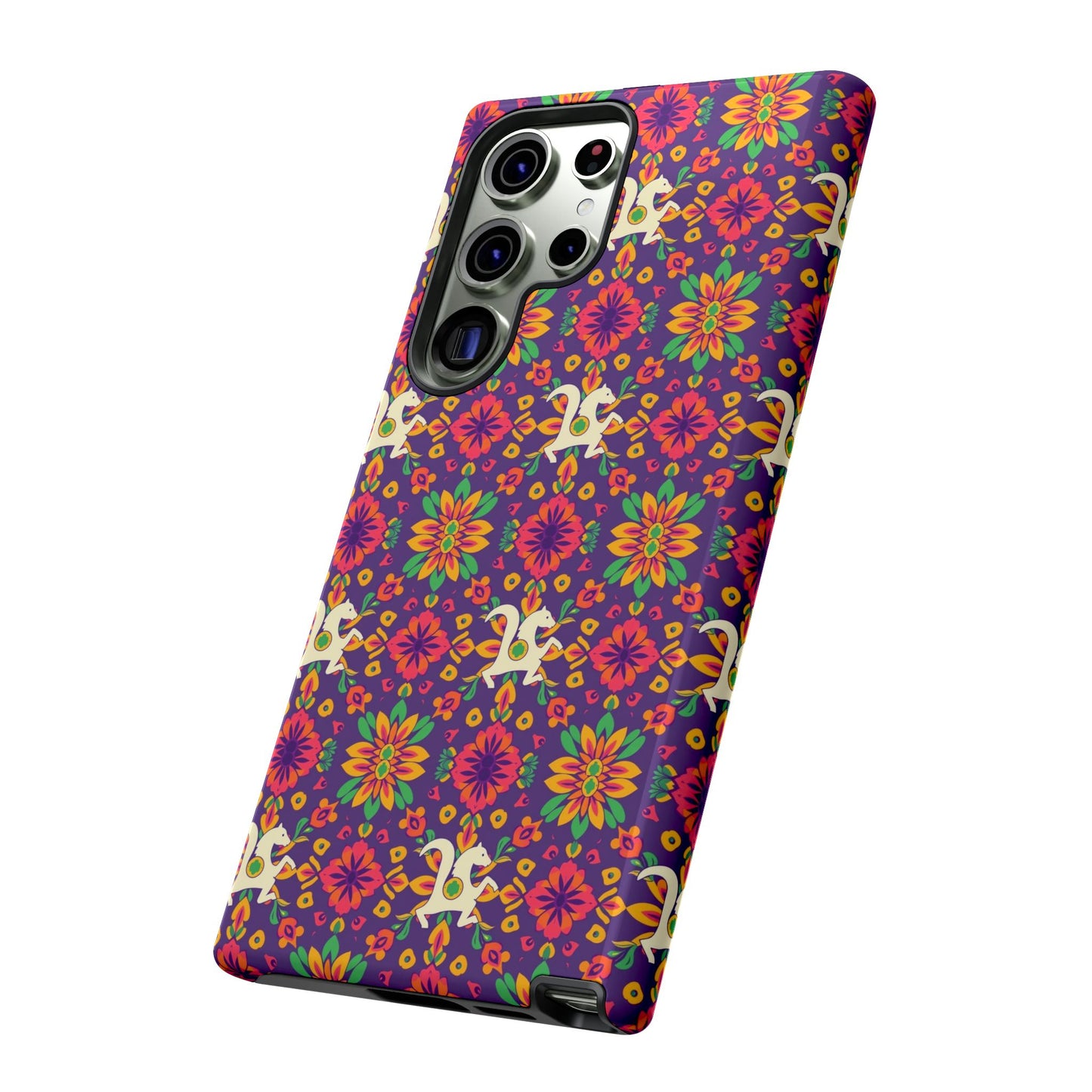 Tough Cases, Aquarius, Zodiac v1, Flower Pattern