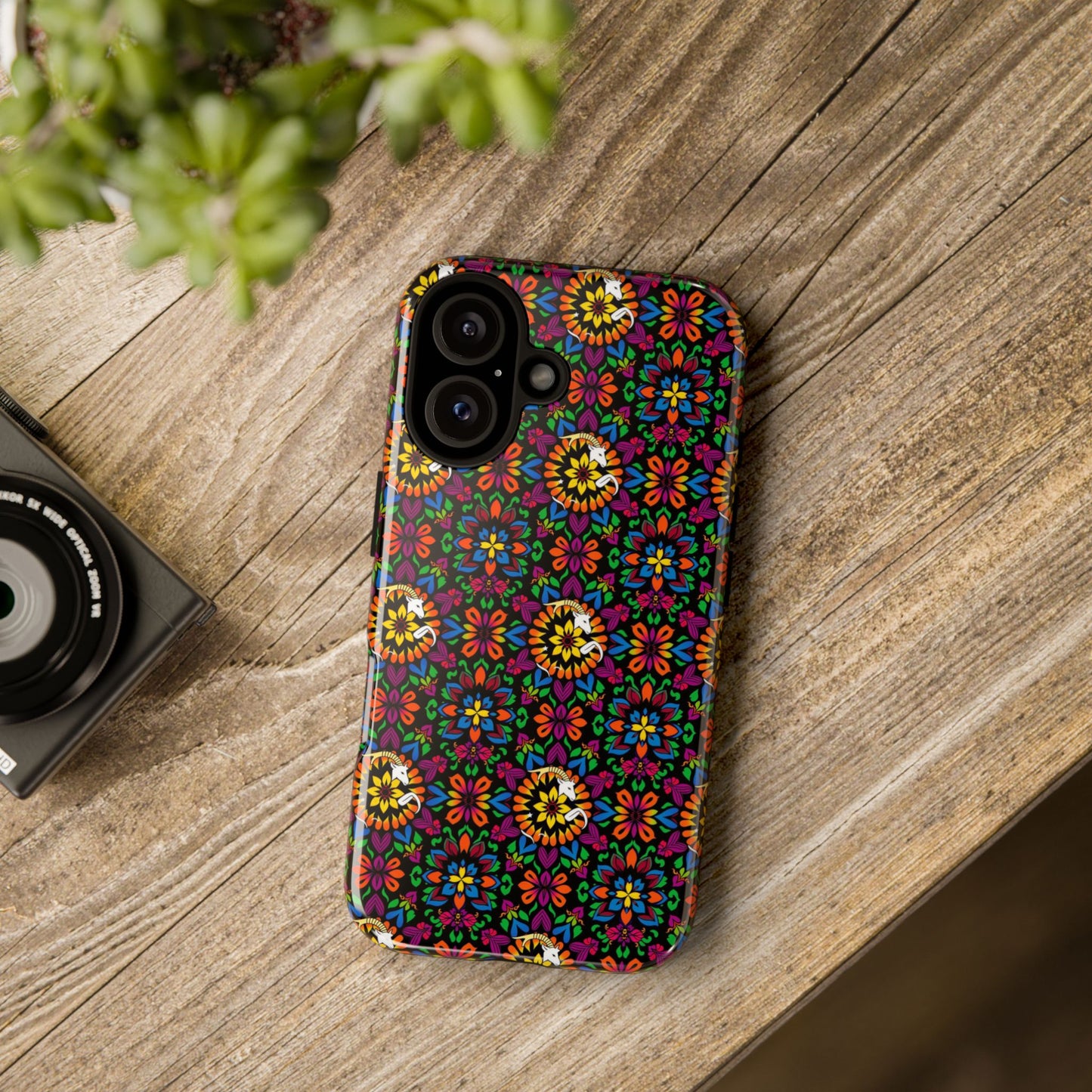Tough Cases, Capricorn, Zodiac v2, Flower Pattern